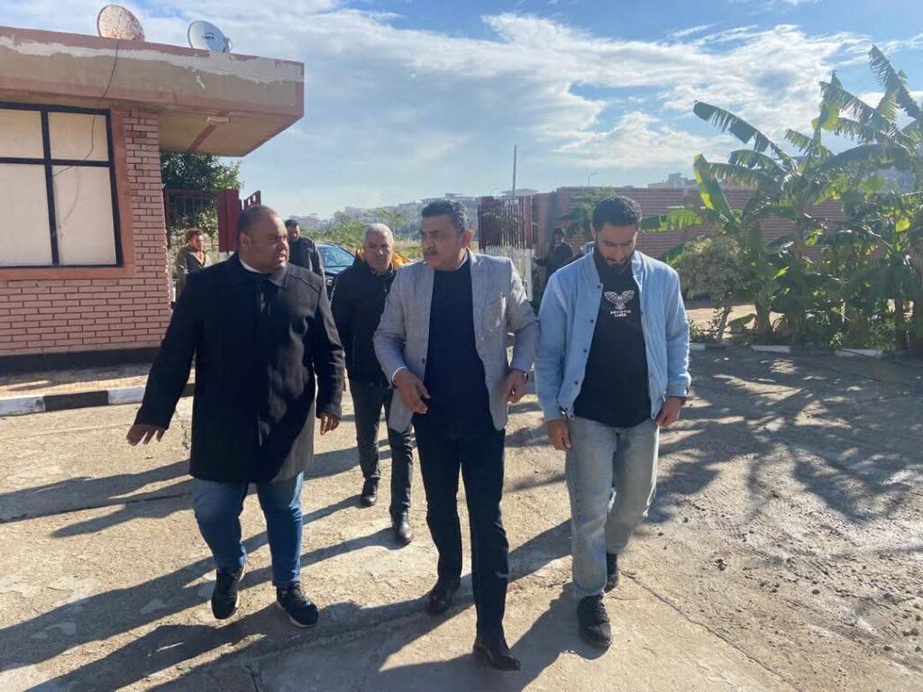 Head of New Damietta City Authority Inspects Equipment to Tackle Winter Crises