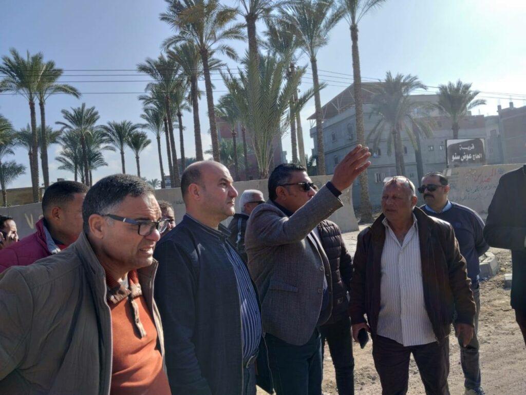 Head of New Damietta City Authority Inspects Road Improvement and Maintenance Works