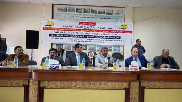 Sale of Craft Workshops and Commercial Shops in the New Cities of Borg El Arab and New Obour