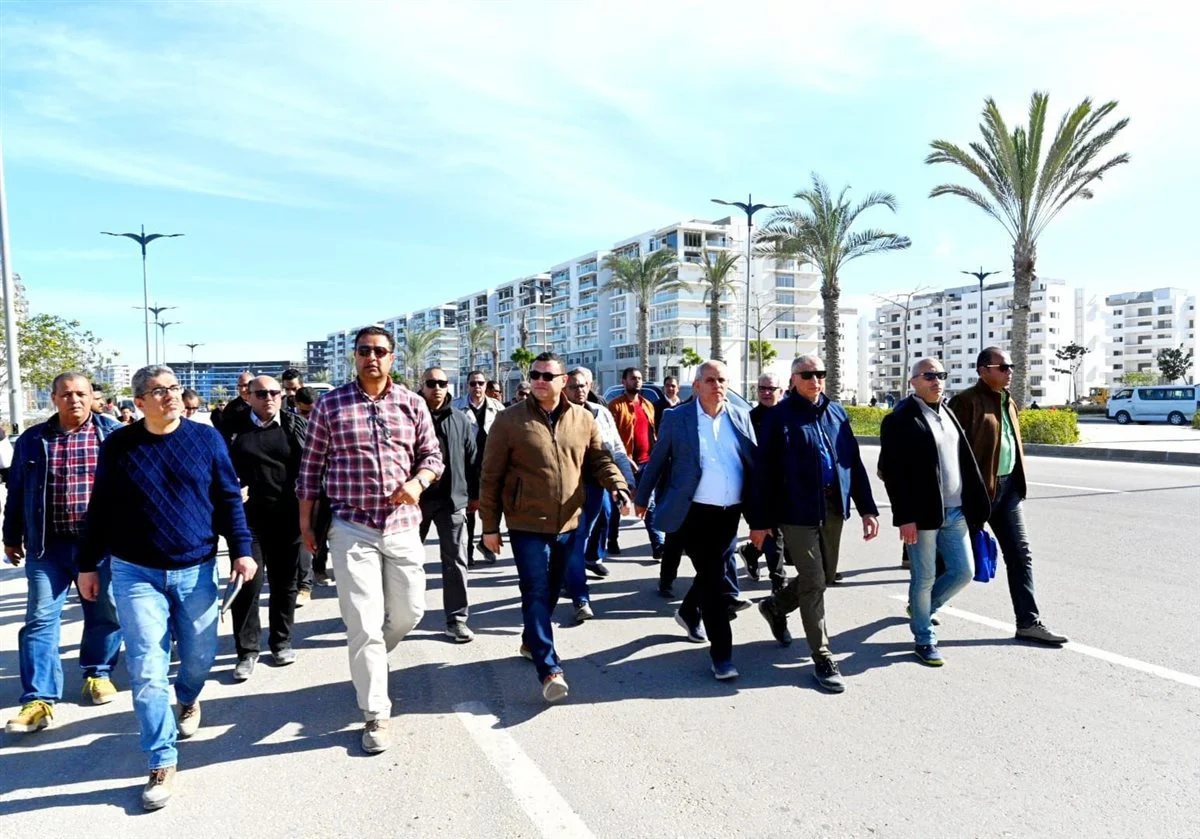 Minister of Housing Inspects "Mazarine Compound" Project in New Alamein