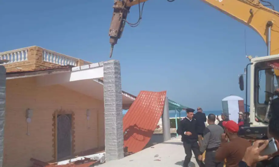 Demolition of Building Violations in New Borg El Arab
