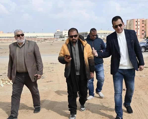 Head of the Tenth of Ramadan City Authority Inspects the New Regional Bus Station Expansion Project