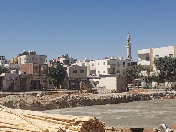 Ongoing Excavation Work for the Construction of 5 Residential Buildings with a total of 112 Housing Units in Hurghada