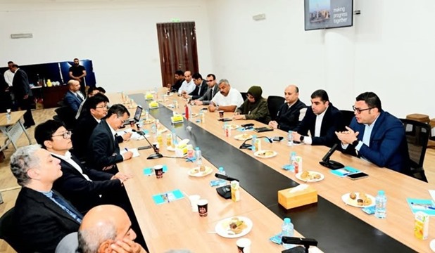 Housing Minister Meets with Chinese Company Officials and Central Business District Project Team