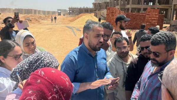 Housing Officials Follow Up on the Progress of Residential Projects in New October City