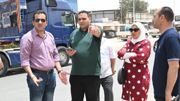 Head of 10th of Ramadan City Authority Inspects Infrastructure Development in Industrial Areas A1 and A2