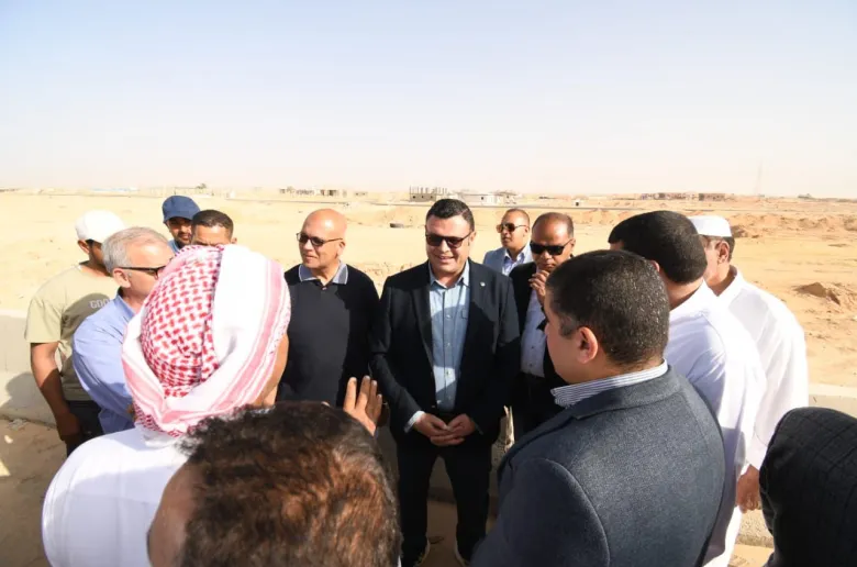 Housing Minister Inspects Progress of the Urban Community Development in West El-Dabaa