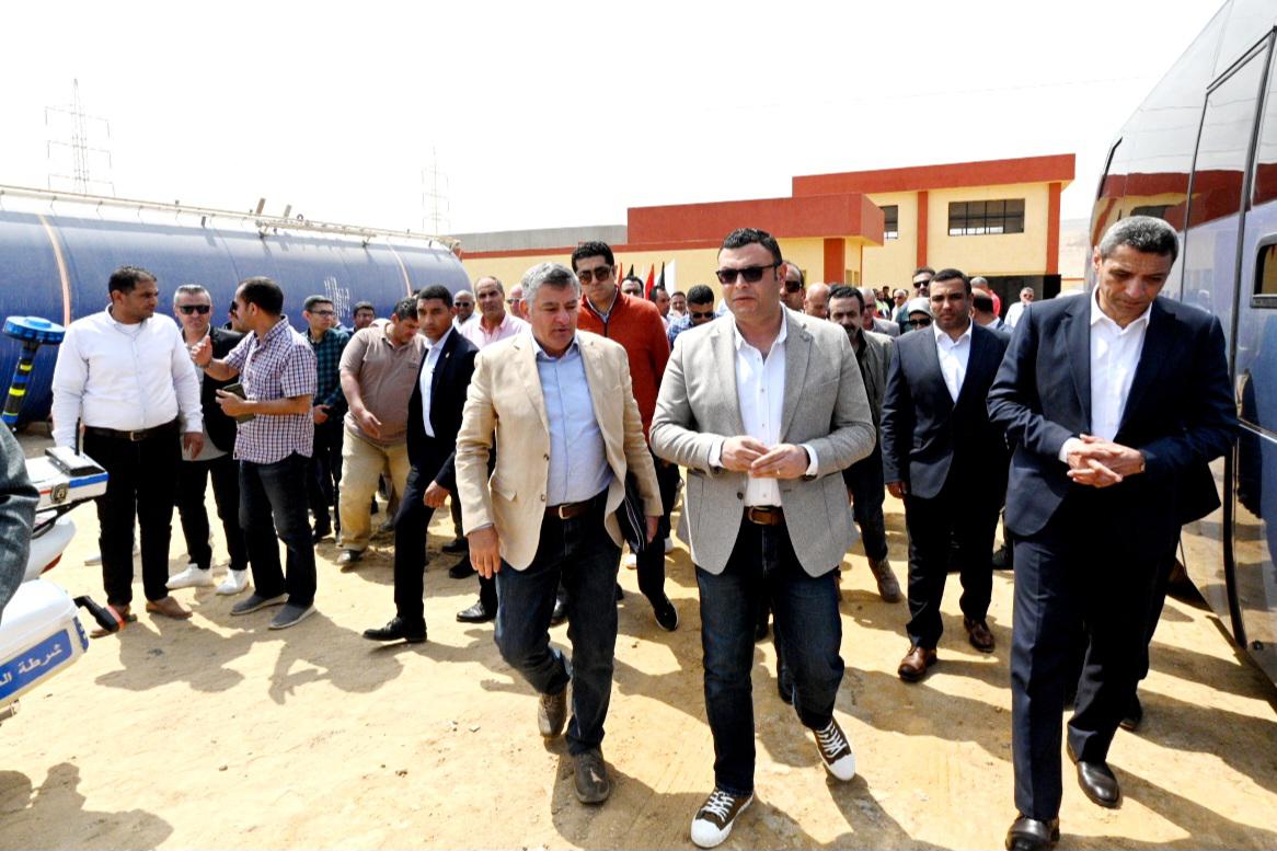 Housing Minister and Suez Governor Inspect the Sokhna El-Nada Water Pumping Station