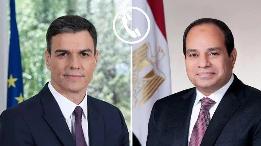 President El-Sisi and Spanish Prime Minister Reject Ongoing Aggression on Gaza