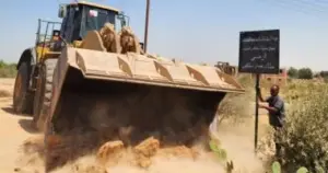 Removal of Encroachments and Reclamation of 153 Feddans in New Sphinx City