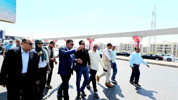 El-Sherbiny Inspects Roads and Axes in Sheikh Zayed City and Directs Regular Monitoring of Cleanliness Work