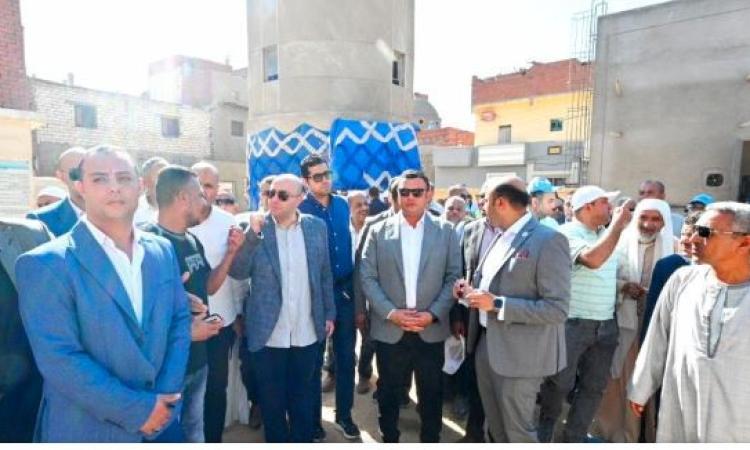 Minister of Housing and Beni Suef Governor Inspect Al-Fuqai Water Treatment Plant in Beba Center