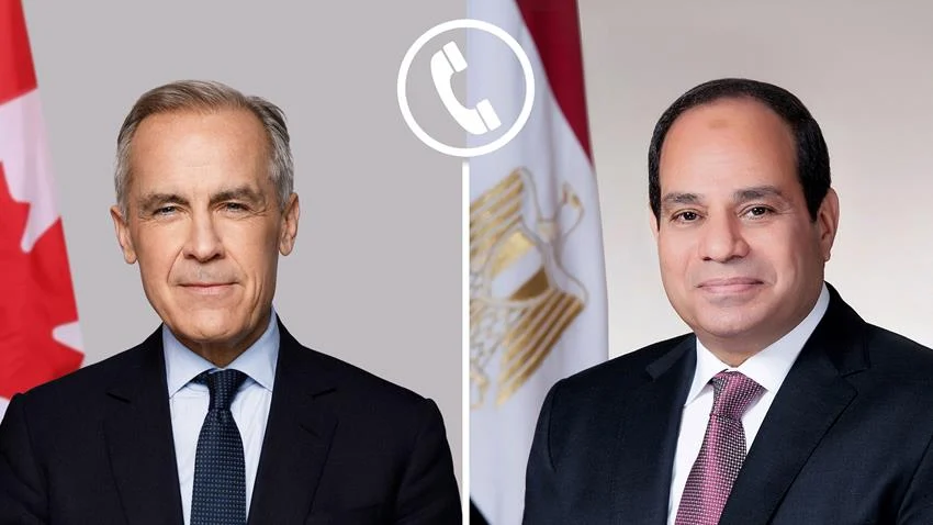 President El-Sisi Congratulates Canadian Prime Minister Mark Carney on His Victory in the General Elections