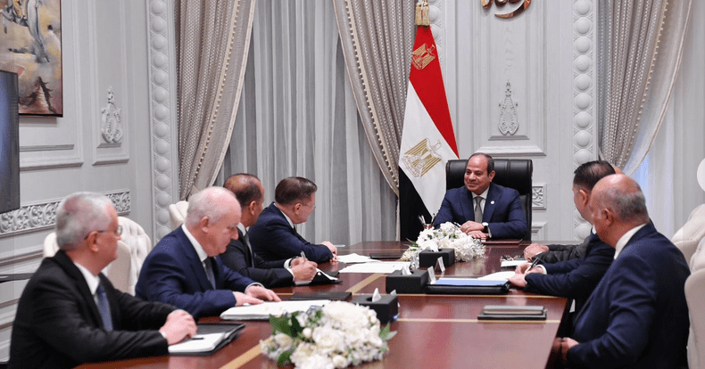 President El-Sisi Discusses Developments of the Dabaa Nuclear Power Plant with Director of Russian State Corporation Rosatom