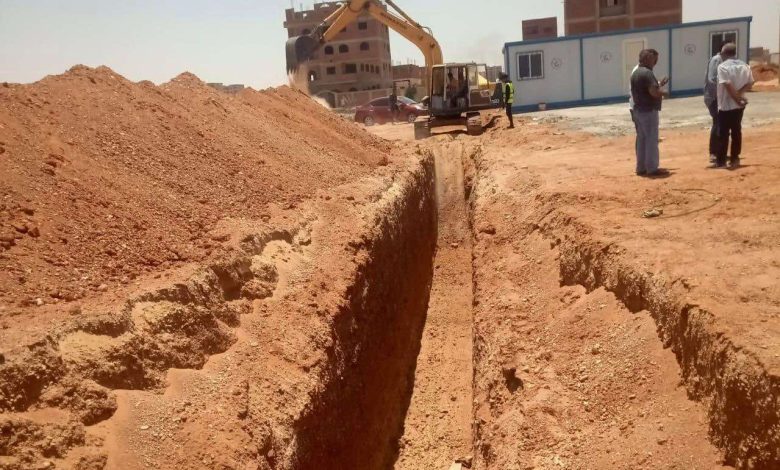 Head of El Shorouk City Authority Inspects Main Water Supply Line Project