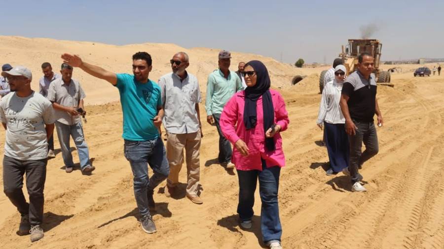 Head of Sheikh Zayed City Authority Inspects Ongoing Projects in City Expansions and Main Sewage Pumping Station