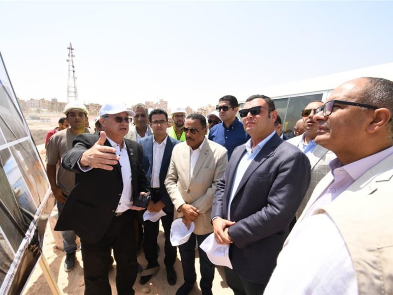 Housing Minister and Matrouh Governor Inspect the Replacement and Renovation Project of Rommel Bridge in the Governorate