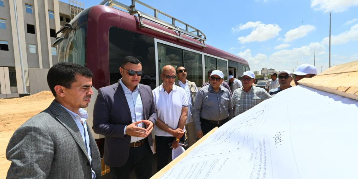 Industrial Land Utility Projects and Bridge Construction over the High-Speed Electric Train Route in New Borg El Arab City