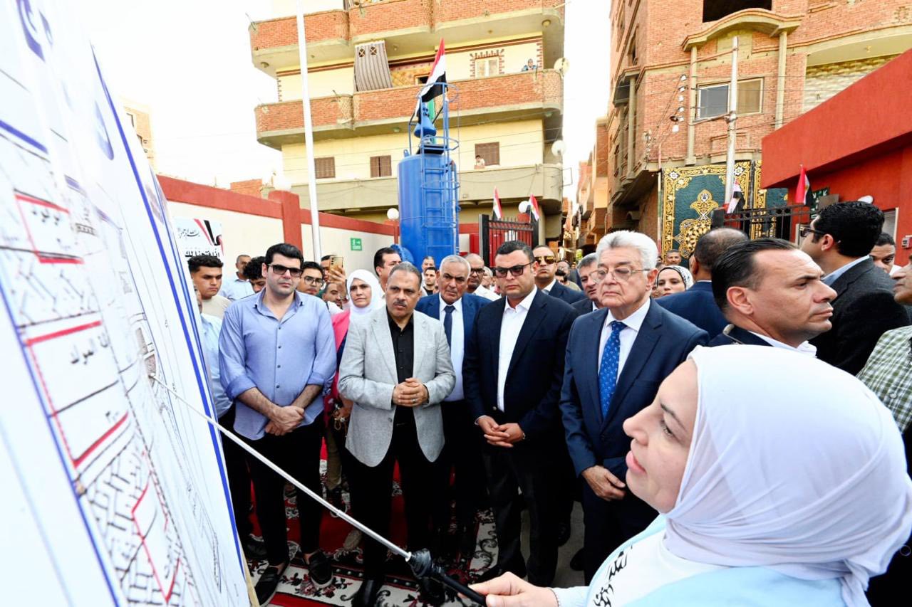 Housing Minister and Sharqia Governor Inaugurate Khalil Al-Azzazi Wastewater Treatment Plant in Zagazig