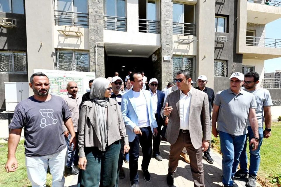 Minister of Housing Inspects the Fifth East Sewage Pumping Station in 6th of October City