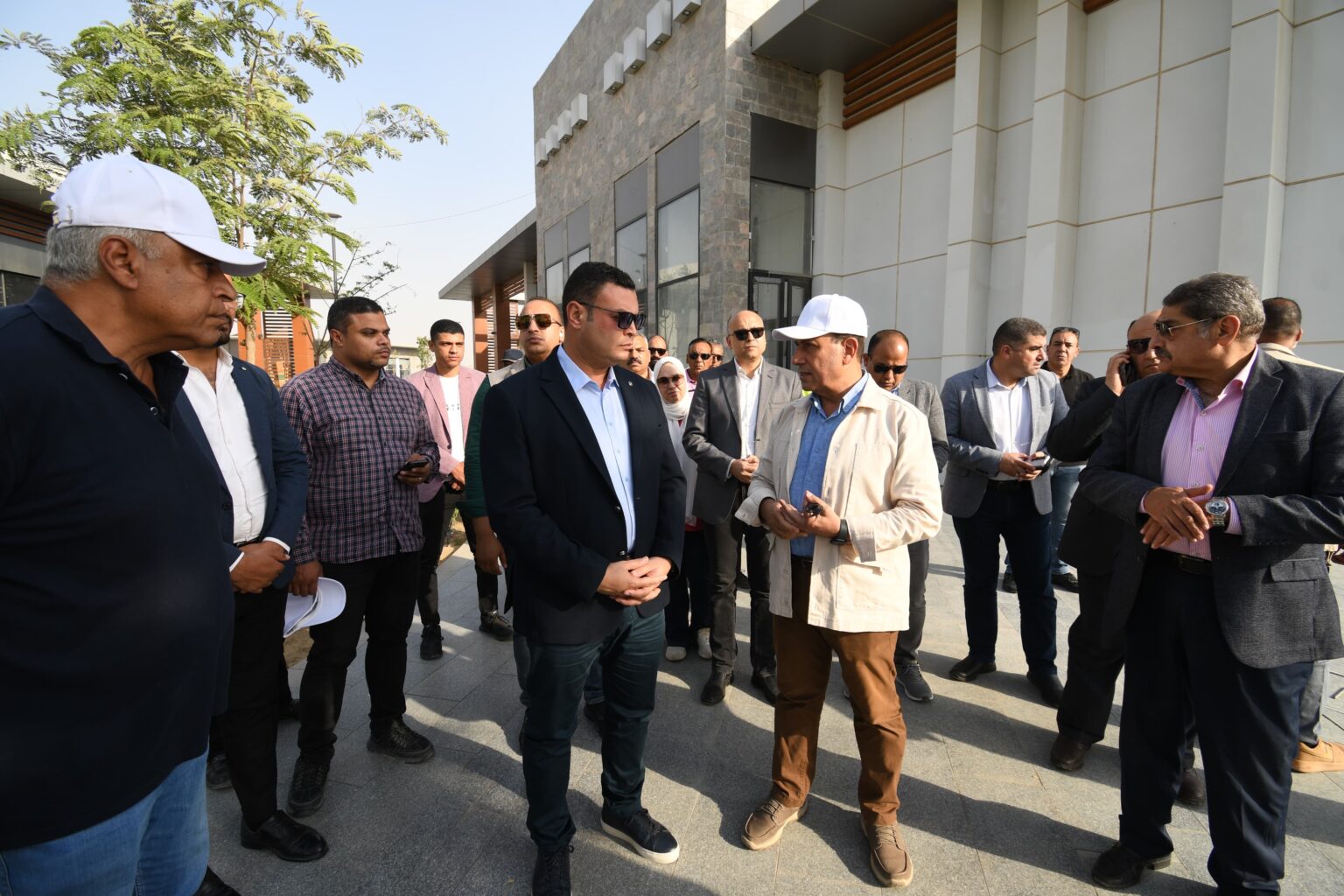 Minister of Housing Concludes His Tour Today by Following Up on the Progress of the Fustat Hills Gardens Project