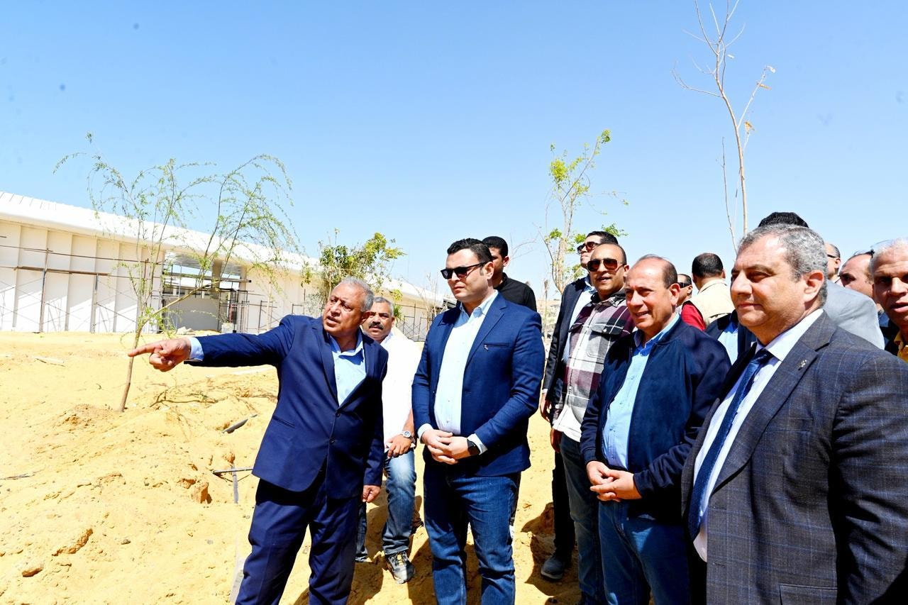 Minister of Housing Inspects Progress of Telal Al-Fustat Gardens Project in Old Cairo