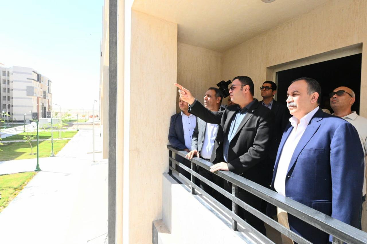 Minister of Housing and Governor of Assiut Inspect Housing for All Egyptians Project in New Assiut City