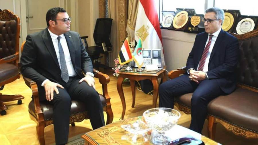 Minister of Housing Receives Algerian Ambassador in Cairo to Discuss Bilateral Cooperation