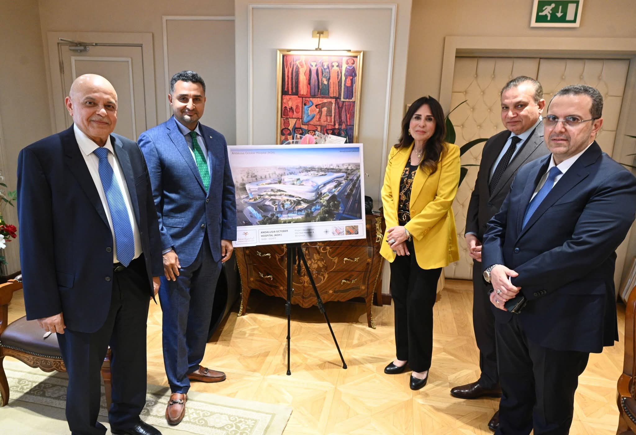 Minister of Housing Holds Talks with Andalusia Medical Group Officials on Healthcare Cooperation Opportunities in New Cities