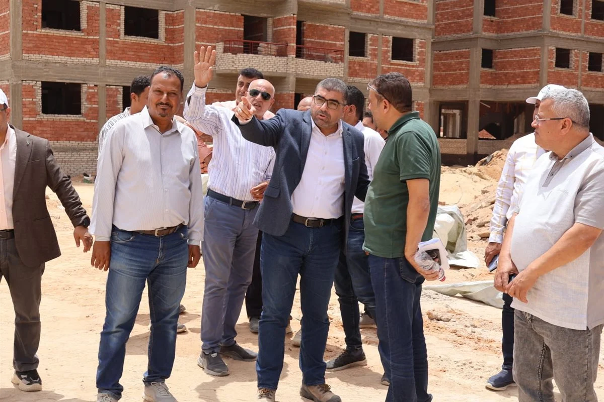 Officials from New Urban Communities Authority Inspect Green Housing Project in Hadayek El Ashar and Emphasize Faster Implementation Rates