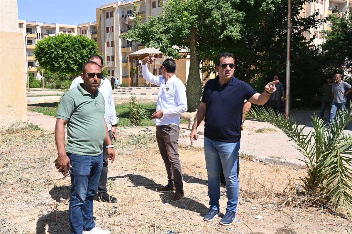 Field Tour to Monitor Service Quality at the Government Services Complex in 10th of Ramadan City