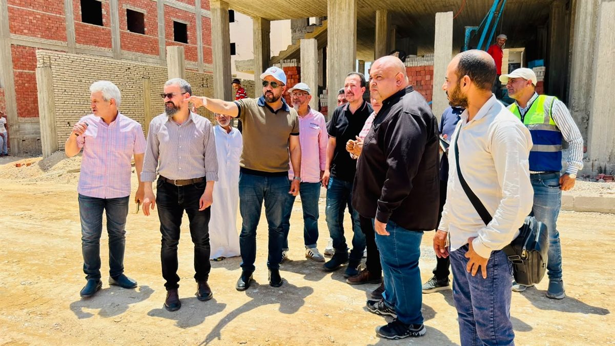 Head of New Obour City Development Authority Inspects Road Paving, Housing Projects, and Infrastructure Works