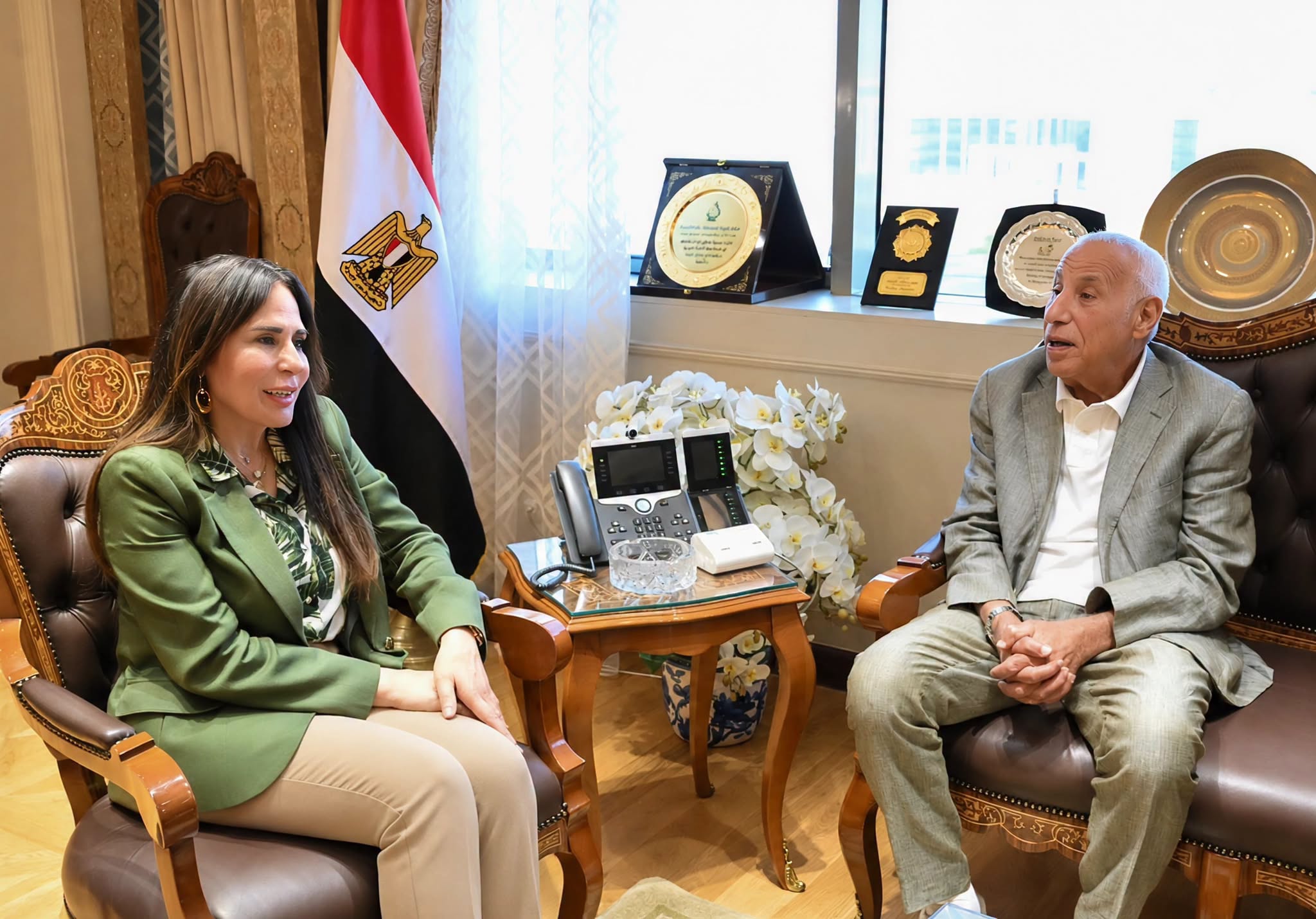 Minister of Housing Receives Zamalek SC Chairman Hussein Labib