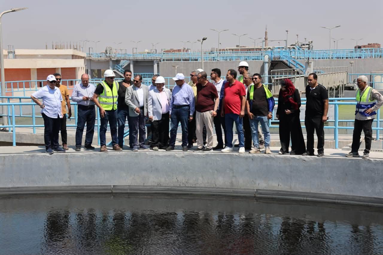 Deputy Minister of Housing Inspects Several Drinking Water and Wastewater Stations in Qalyubia