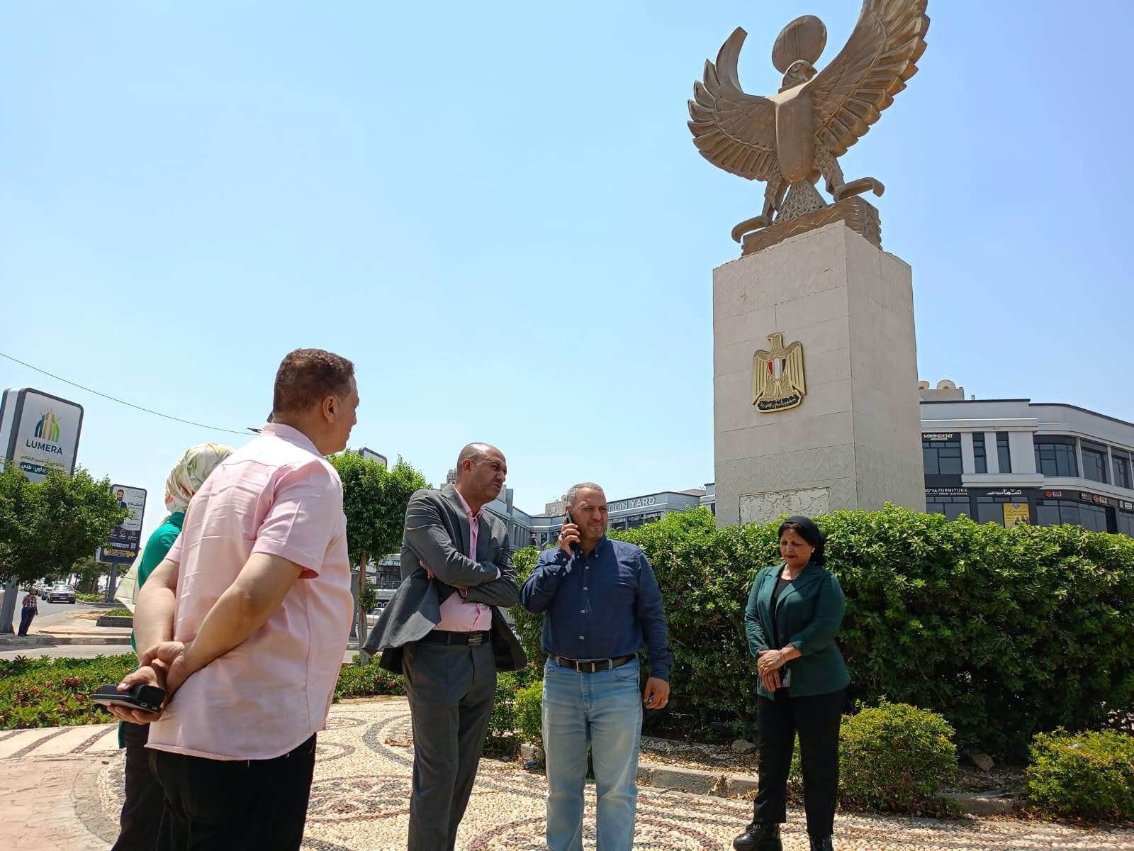 El Shorouk City Authority Develops an Integrated Artistic Vision to Beautify City Entrances and Squares