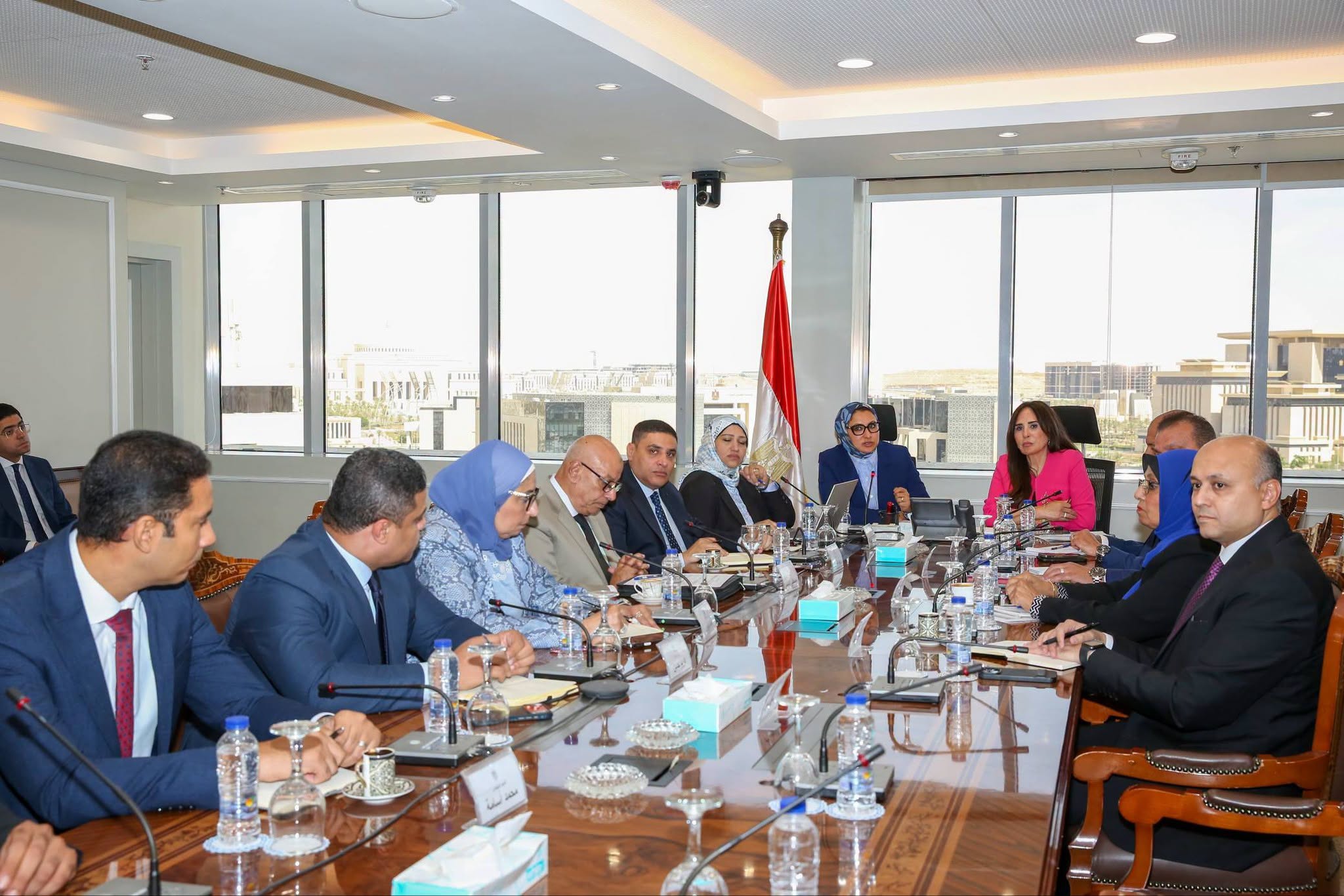 Housing Minister Meets New Valley Governor at Ministry Headquarters to Follow Up on Work Files and Development Projects in the Governorate