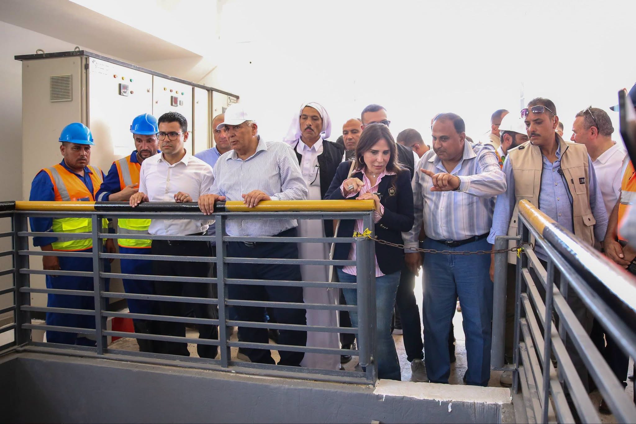 Housing Minister and Matrouh Governor Inspect "Ebni Beitak" Drinking Water Pumping Station